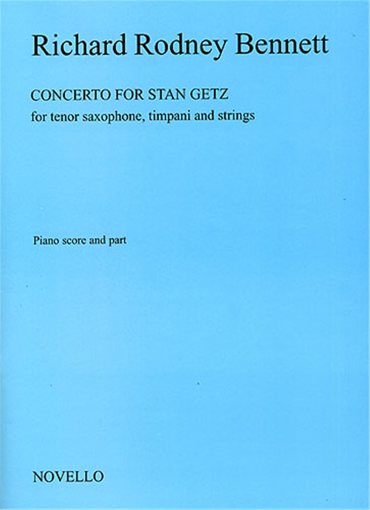 Concerto For Stan Getz (Saxophone/Piano)